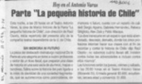 Parte "La pequeña historia de Chile"