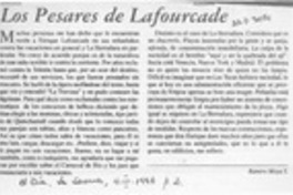 Los pesares de Lafourcade  [artículo] Ramiro Moya S.