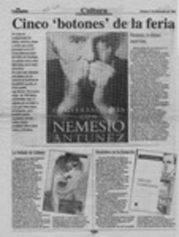 Cinco "botones" de la feria