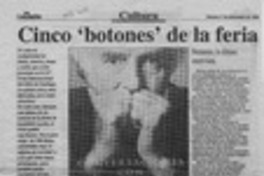 Cinco "botones" de la feria
