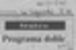 Programa doble  [artículo] Pedro Labra.