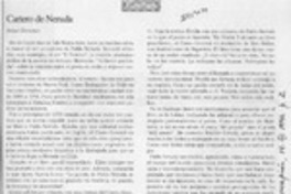 Cartero de Neruda  [artículo] José Piñera.