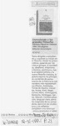 Conociendo a los grandes filósofos  [artículo] Vicente Paz.