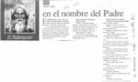 En el nombre del Padre  [artículo].