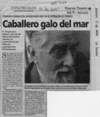Caballero galo del mar  [artículo].