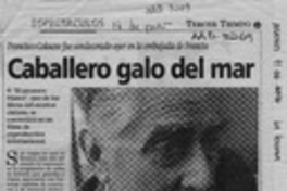 Caballero galo del mar  [artículo].