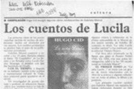 Los cuentos de Lucila  [artículo].