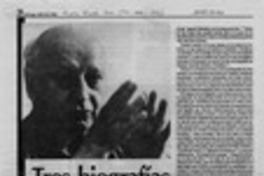 Tres biografías y un biógrafo