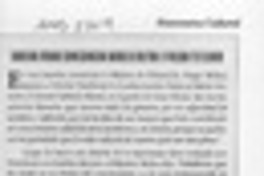 Gobierno otorgó condecoración Gabriela Mistral a Volodia Teitelboim  [artículo].