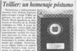 Teillier, un homenaje póstumo  [artículo].