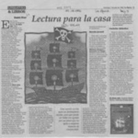 Lectura para la casa  [artículo] Ramiro Rivas.