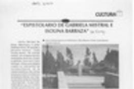 Epistolario de Gabriela Mistral e Isolina Barraza  [artículo] Juana Baudoin Madrid.