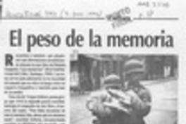 El peso de la memoria  [artículo] Antonio J. Salgado.
