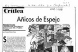 Añicos de espejo  [artículo] Hernán Poblete Varas.