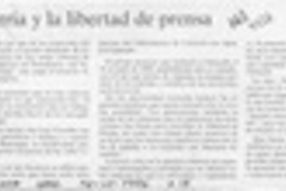 Lastarria y libertad de prensa