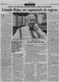 Gonzalo Rojas, un vagamundo de regreso (entrevista)