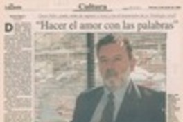 "Hacer el amor con las palabras"
