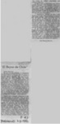 "El reyno de Chile"  [artículo] José Miguel Barros.