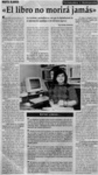 "El libro no morirá jamás"