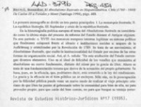 El absolutismo ilustrado en Hispanoamérica  [artículo] P. Carvajal.