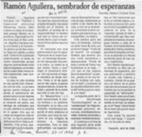 Ramón Aguilera, sembrador de esperanzas