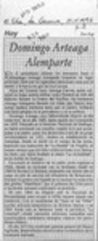 Domingo Arteaga Alemparte  [artículo] Fap.