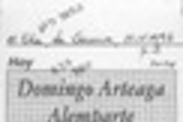 Domingo Arteaga Alemparte  [artículo] Fap.