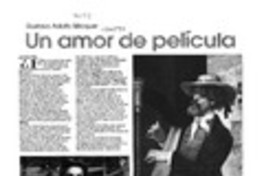 Un amor de película  [artículo] Sara Vial.