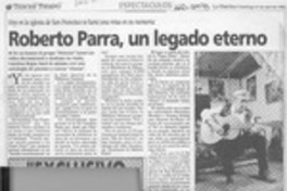 Roberto Parra, un legado eterno