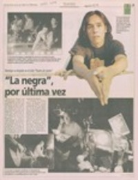 "La Negra" por última vez