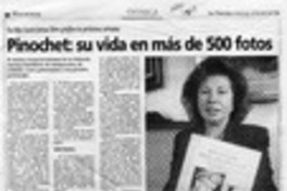 Pinochet, su vida en más de 500 fotos  [artículo] Lucía Zamora.