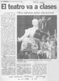 El Teatro va a clases