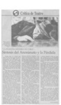 Síntesis del anonimato y la pérdida  [artículo] Carola Oyarzún.