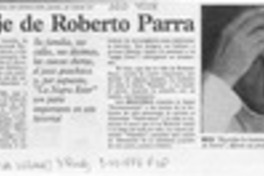El Viaje de Roberto Parra  [artículo].