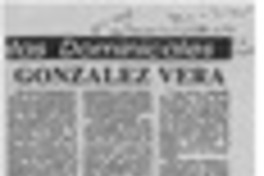 González Vera  [artículo] H. D. A.
