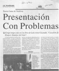 Presentación con problemas  [artículo].