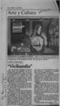 "Vivibunda"  [artículo] Lucía Lezaeta.