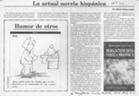 La actual novela hispánica  [artículo] Marino Muñoz Lagos.
