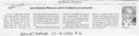 Juan Antonio Massone entre el abismo y la salvación  [artículo].