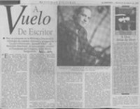 A vuelo de escritor  [artículo] Eduardo Arancibia M.