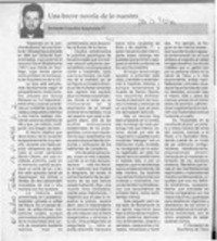 Una breve novela de lo nuestro  [artículo] Bernardo González Koppmann.