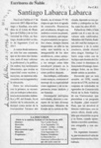 Santiago Labarca Labarca  [artículo] C. R. I.