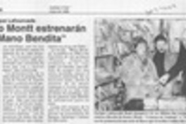 En Puerto Montt estrenarán la obra "Mano Bendita"