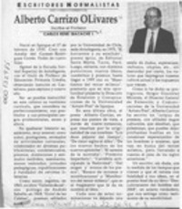 Alberto Carrizo Olivares  [artículo] Carlos René Ibacache I.
