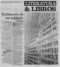Testimonio de un soldado