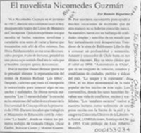 El novelista Nicomedes Guzmán  [artículo] Ramón Riquelme.