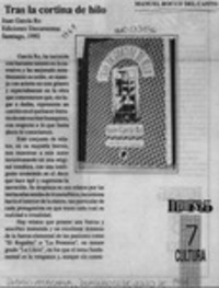 Tras la cortina de hilo  [artículo] Manuel Rocco del Canto.