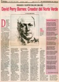 David Perry Barnes, creador del norte verde