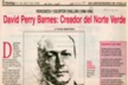 David Perry Barnes, creador del norte verde
