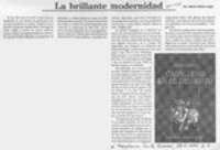 La brillante modernidad  [artículo] Marino Muñoz Lagos.